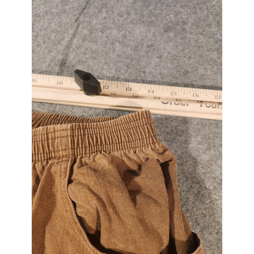 PrAna Pants Mens 32x31 Brown Elastic Waist‎ Canvas Relaxed Fit Casual USA - Picture 4 of 10